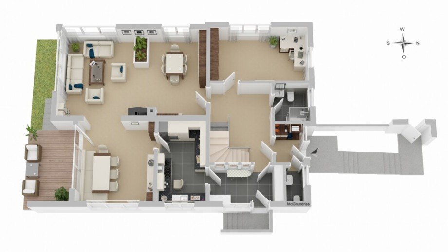 Grundriss OG Einfamilienhaus Besigheim