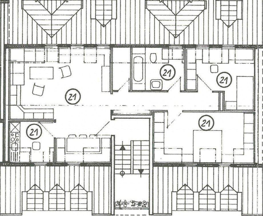 Grundriss Etagenwohnung Rackwitz-Zschortau