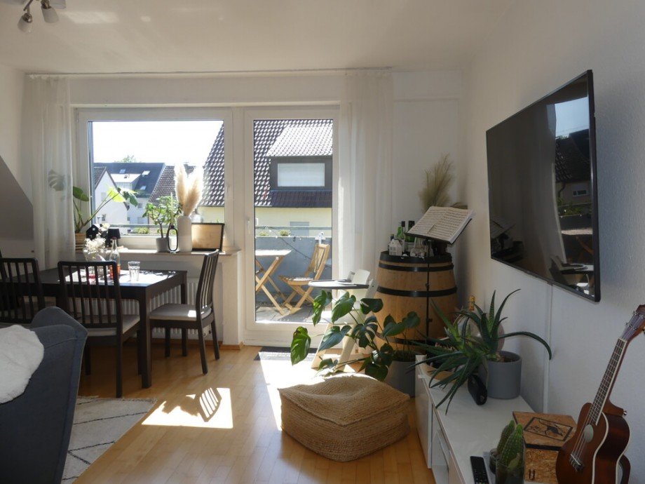 Wohn-und Essbereich Dachgeschosswohnung Ludwigsburg / Hoheneck
