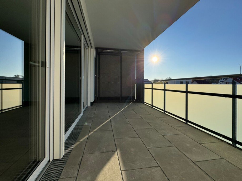 Balkon Etagenwohnung Beilstein / Schmidhausen