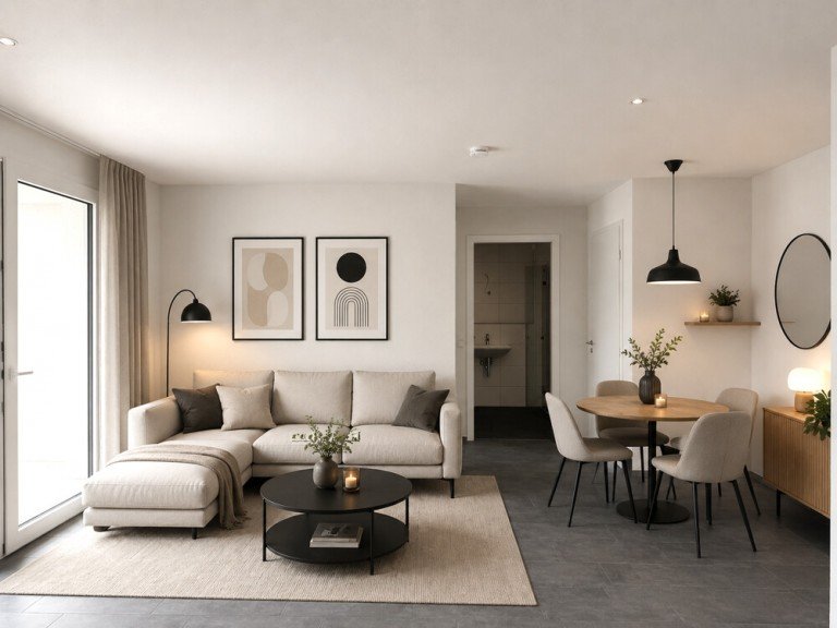 Wohnbereich Brackenheim Etagenwohnung Barrierefreie 3-Zimmer Wohnung in Brackenheim