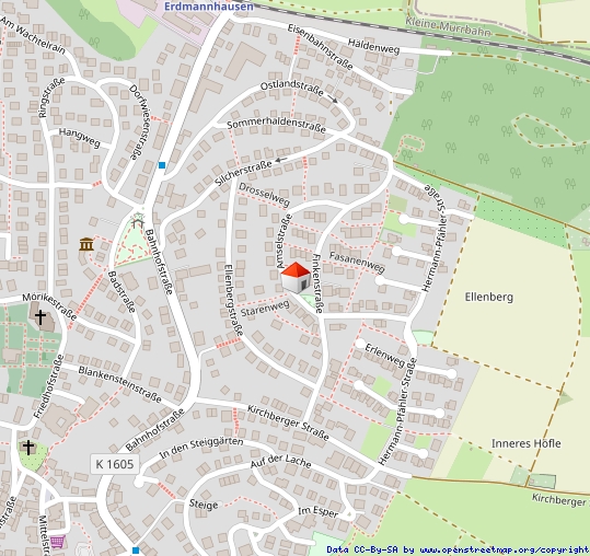 Lageplan Etagenwohnung Erdmannhausen