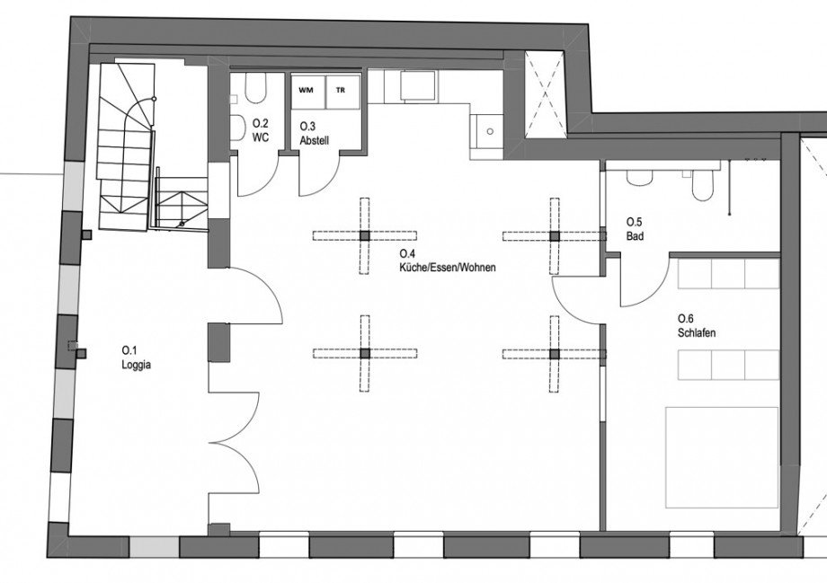 Grundriss Etagenwohnung Vaihingen an der Enz