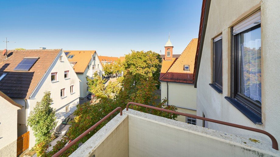 Balkon Maisonettewohnung Freiberg am Neckar