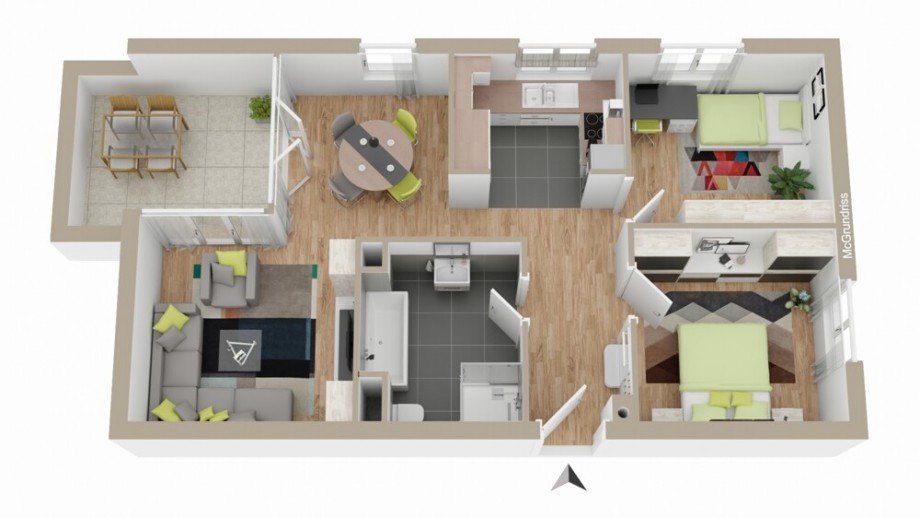 Grundriss Maisonettewohnung Beilstein