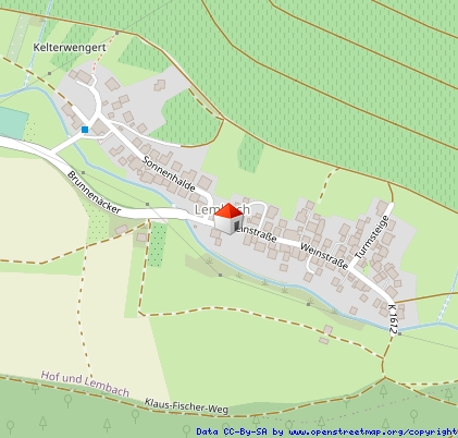 Lageplan Wohngrundst�ck Gro�bottwar