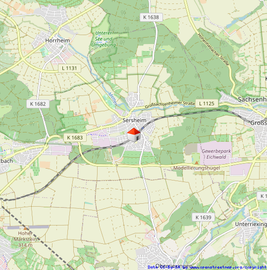 Lageplan Chalet Sersheim