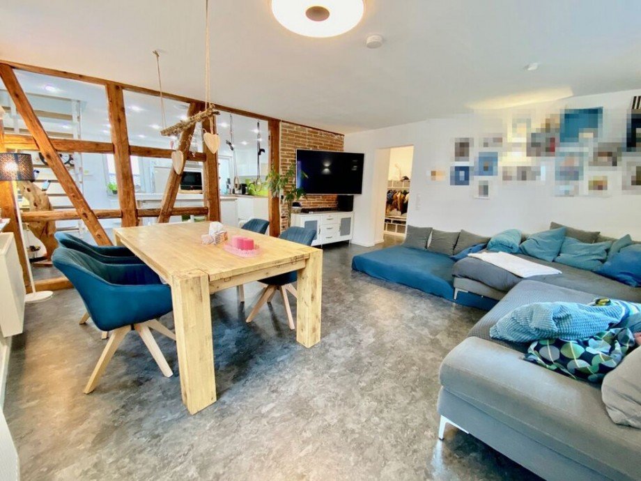 Wohnzimmer EG Whg 1 Mehrfamilienhaus Ludwigsburg / Pflugfelden