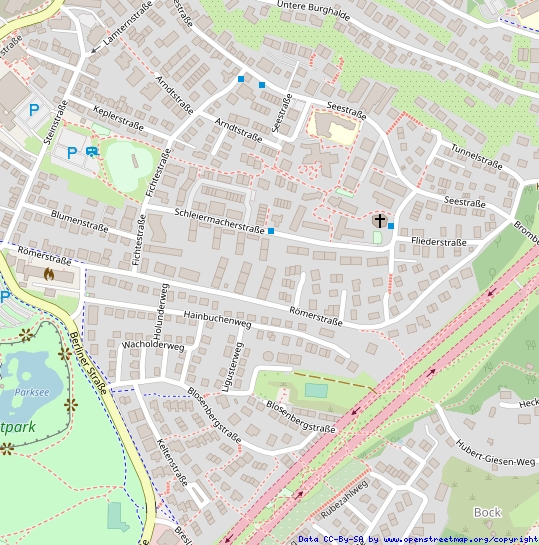 Lageplan Dachgeschosswohnung Leonberg