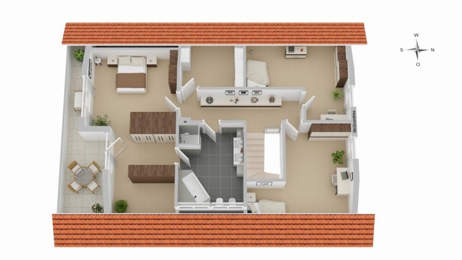 Grundriss DG Einfamilienhaus Besigheim