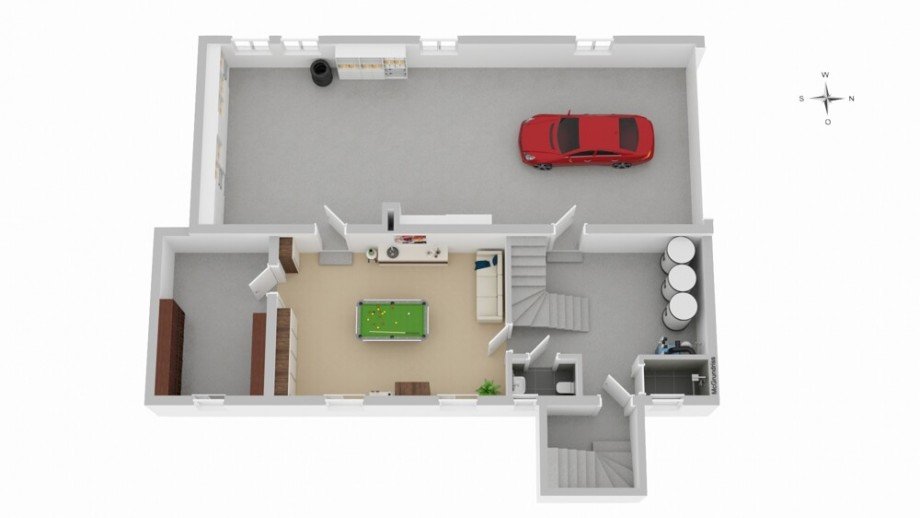 Grundriss EG Einfamilienhaus Besigheim