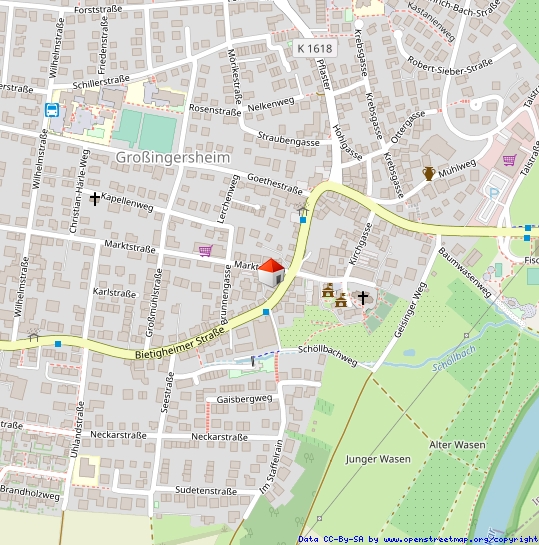 Lageplan Haus Ingersheim