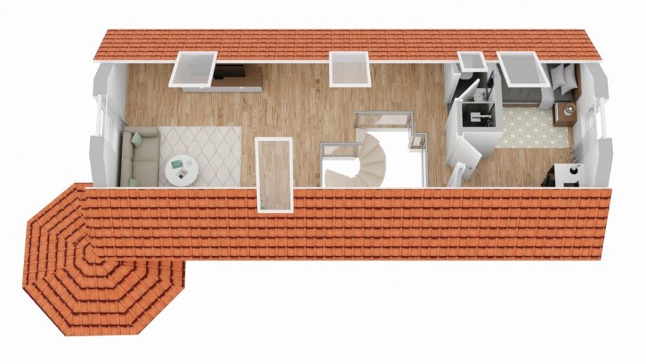 Grundriss_Galerie Maisonettewohnung Freiberg am Neckar