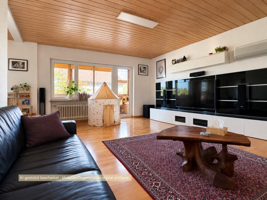 Wohnzimmer Etagenwohnung Mundelsheim