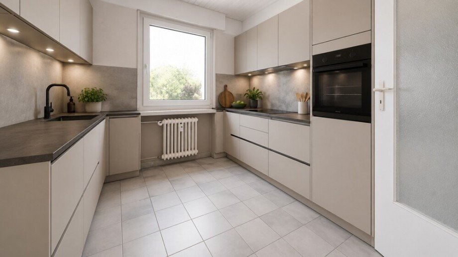 K�che_KI bearbeitet Etagenwohnung Asperg