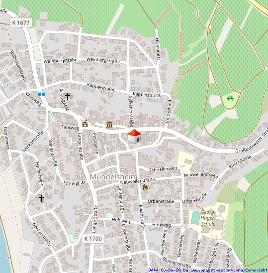 Lageplan Etagenwohnung Mundelsheim