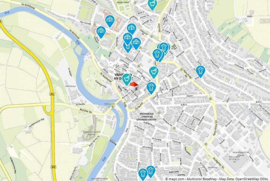 Karte Vaihingen Einfamilienhaus Vaihingen