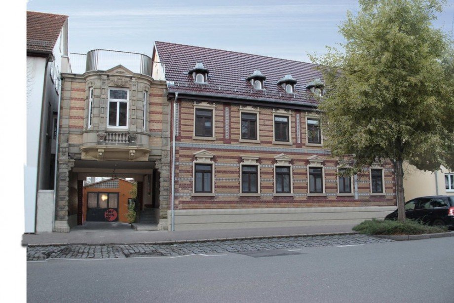 Hausansicht Erdgeschosswohnung Ludwigsburg