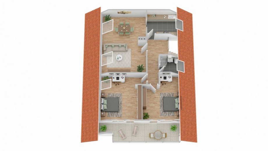 Grundriss_Dachgeschoss Einfamilienhaus B�nnigheim