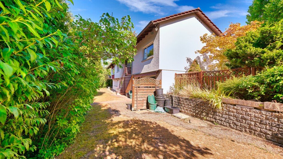 Gartenansicht Chalet Remseck am Neckar
