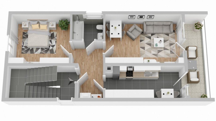 Grundriss_2Z Etagenwohnung Asperg