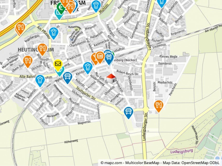  Etagenwohnung Freiberg am Neckar