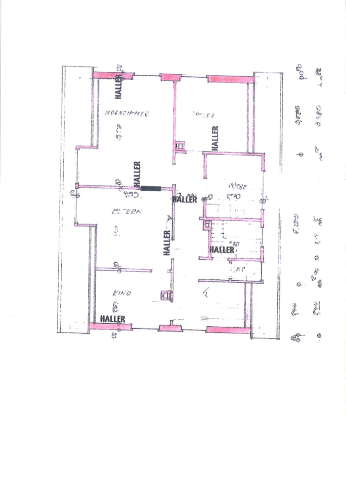 Grundriss Dachgeschosswohnung Freiberg am Neckar