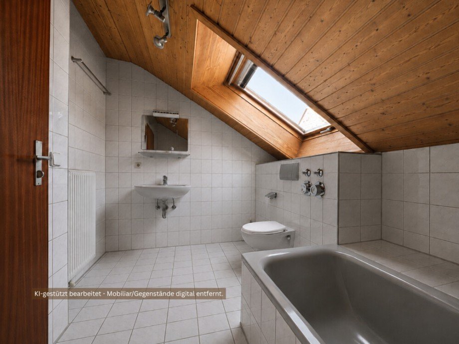 Badezimmer Dachgeschosswohnung Mundelsheim