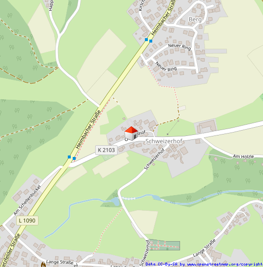 Lageplan Doppelhaush�lfte W�stenrot / Schweizerhof