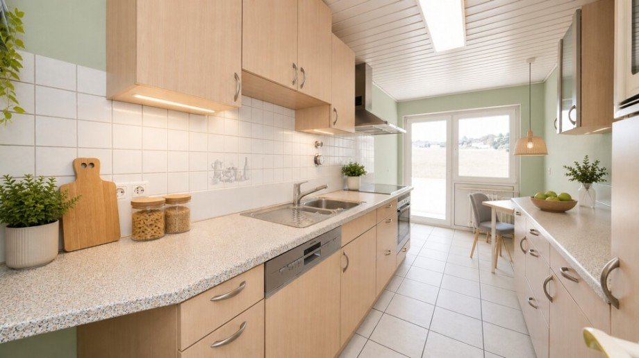 K�che_KI bearbeitet Etagenwohnung Asperg