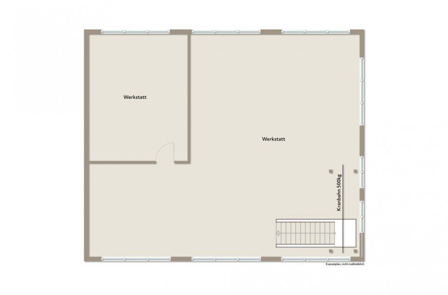 Grundriss OG Halle Ditzingen / Heimerdingen