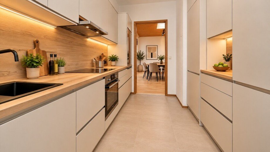 K�che KI bearbeitet Bungalow Oberstenfeld