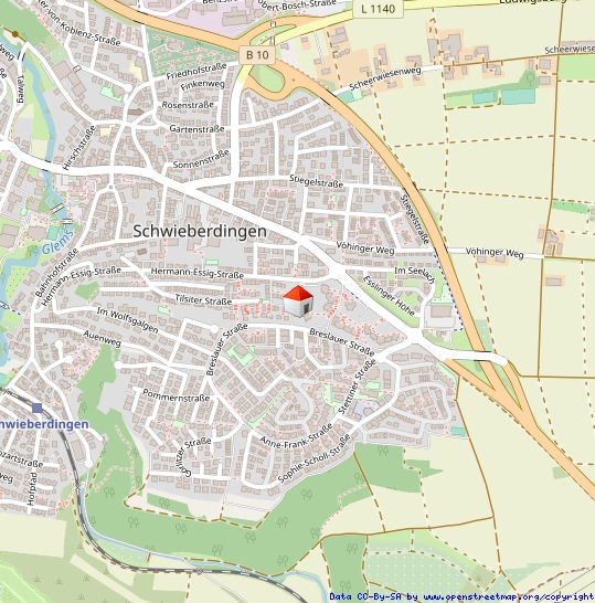 Lageplan Etagenwohnung Schwieberdingen