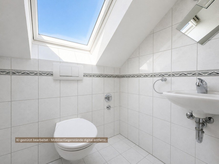 separates WC Dachgeschosswohnung Gro�bottwar