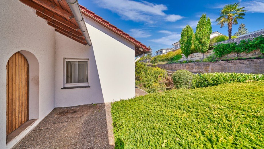 Eingang Hobbyraum-Orangerie Chalet Remseck am Neckar