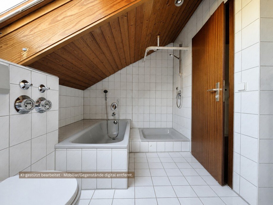 Badezimmer Dachgeschosswohnung Mundelsheim
