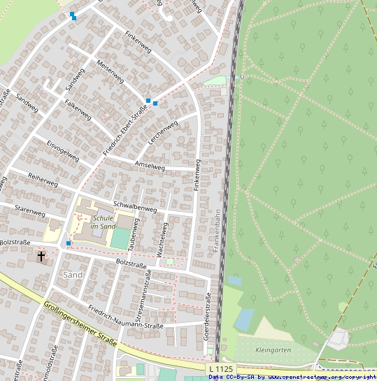 Lageplan Wohngrundst�ck Bietigheim-Bissingen