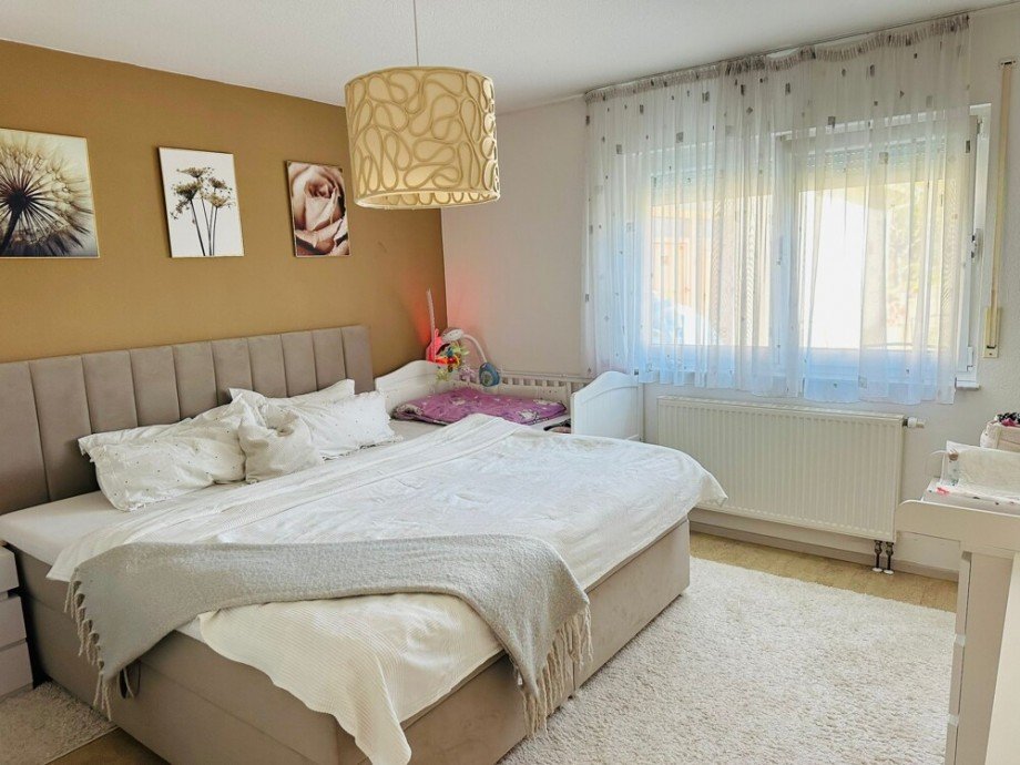 Schlafzimmer Chalet Sersheim