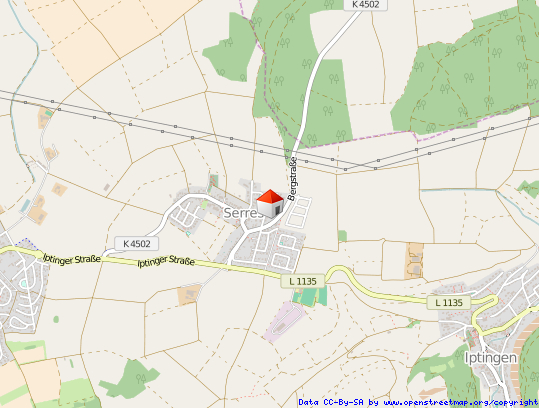 Lageplan Einfamilienhaus Wiernsheim / Serres