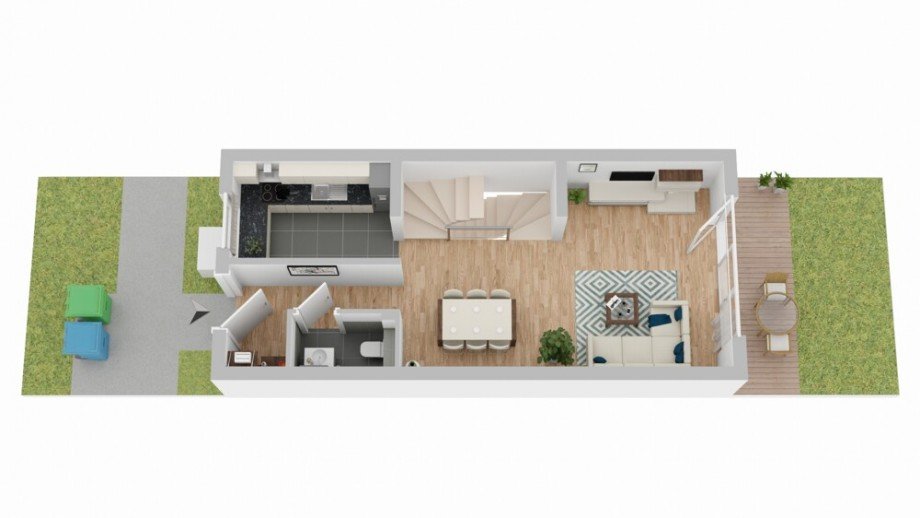Grundriss_EG Reihenmittelhaus Erdmannhausen