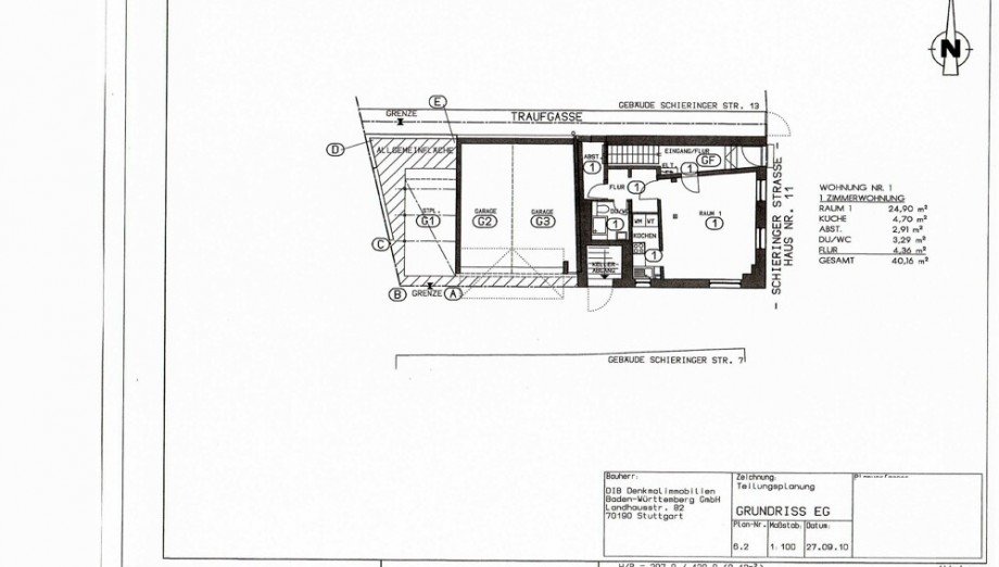 Wohnung Nr. 1 Erdgeschosswohnung Bietigheim-Bissingen