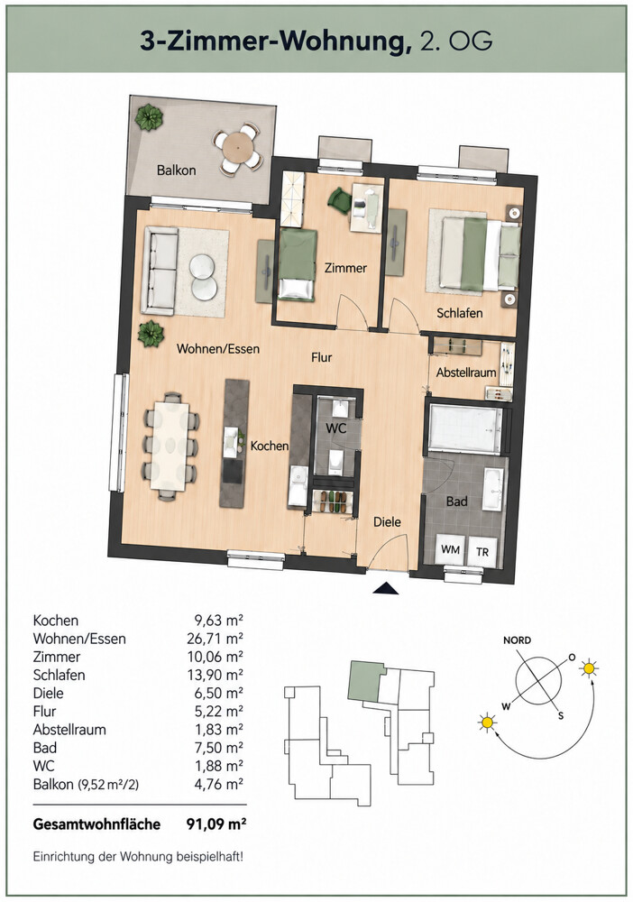  Etagenwohnung Besigheim
