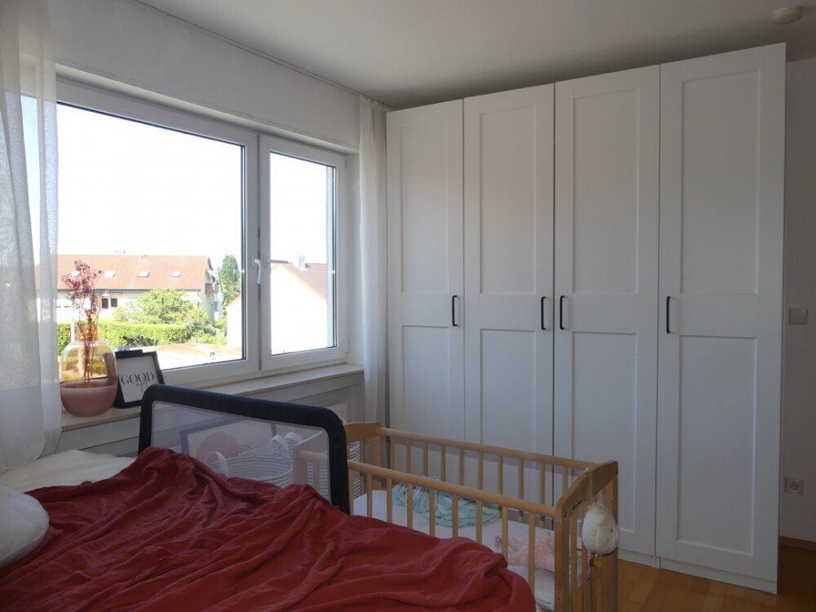 Schlafzimmer Dachgeschosswohnung Ludwigsburg / Hoheneck