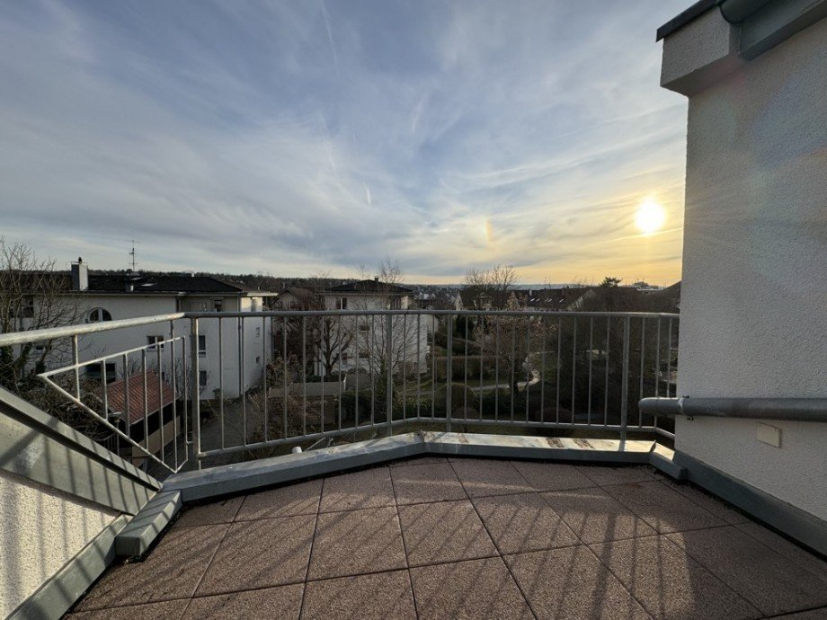 S�dbalkon Maisonettewohnung Korntal-M�nchingen