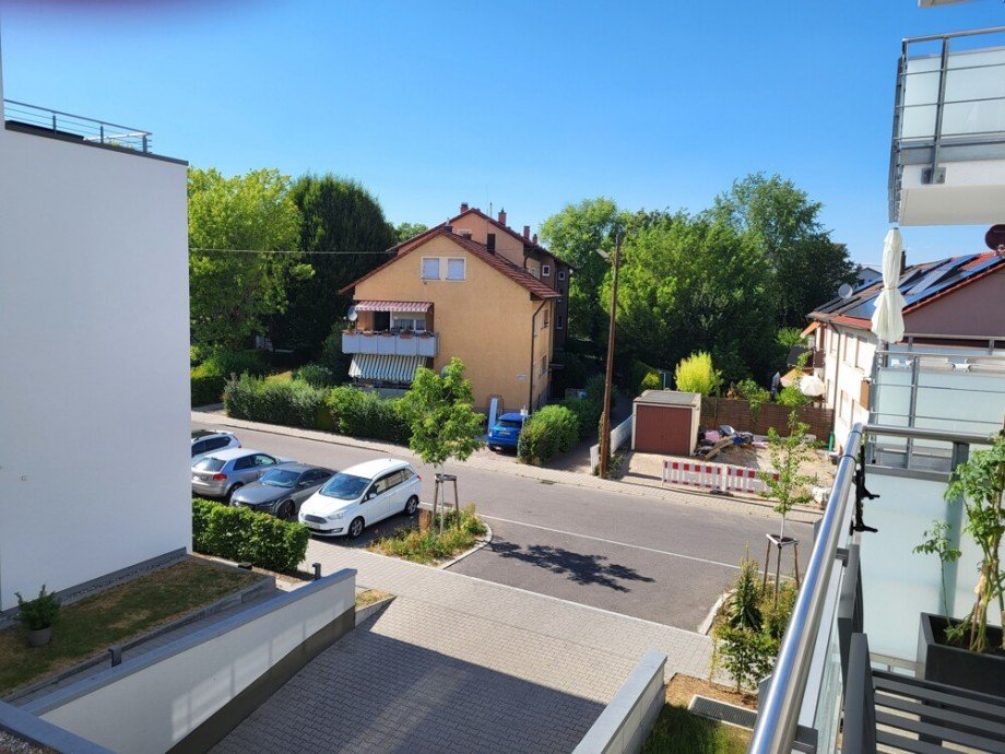 Aussicht vom Balkon Etagenwohnung Fellbach / Schmiden