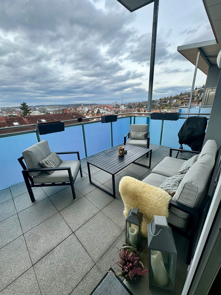 Terrasse Dachgeschosswohnung Leonberg