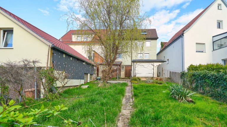 aktuelles Fr�hlings-Angebot ! Mundelsheim Zweifamilienhaus *** ruhiges Wohnen im Gr�nen ... 2 schicke Tiny-H�uschen ! ***