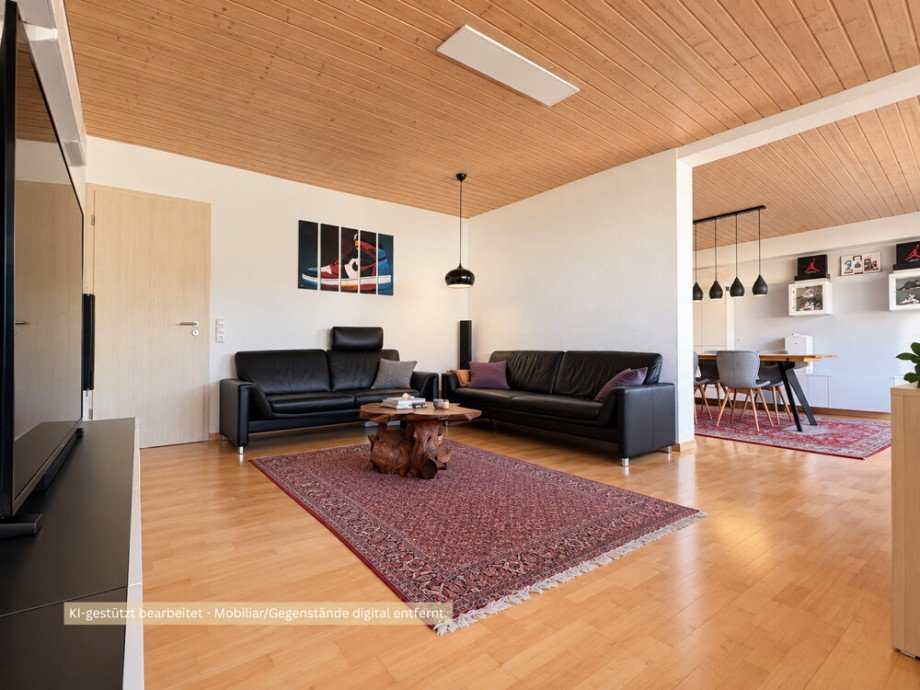 Wohnzimmer Etagenwohnung Mundelsheim