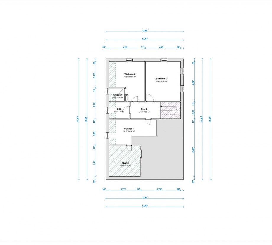 Grundriss_DG_Kirchh�userstra�e18_Massenbach-1 Einfamilienhaus Schwaigern / Massenbach