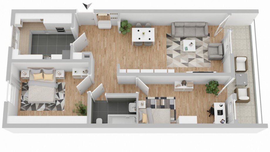 Grundriss Etagenwohnung Asperg